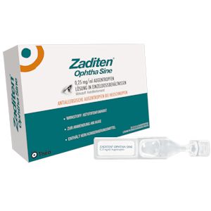 ZADITEN ophtha sine 0,25 mg/ml Augentr.Einzeldos.